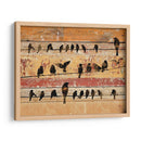 Pájaros En Madera V - Irena Orlov | Cuadro decorativo de Canvas Lab