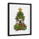 Bulldog Inglés, Traje De Árbol De Navidad - Fab Funky | Cuadro decorativo de Canvas Lab