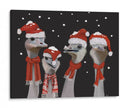 Avestruz, Christmas Gals - Fab Funky | Cuadro decorativo de Canvas Lab
