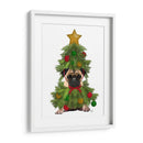 Pug, Traje De Árbol De Navidad - Fab Funky | Cuadro decorativo de Canvas Lab