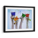 Avestruz, Fiesta Chicas - Fab Funky | Cuadro decorativo de Canvas Lab