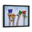 Avestruz, Fiesta Chicas - Fab Funky | Cuadro decorativo de Canvas Lab