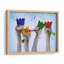 Avestruz, Fiesta Chicas - Fab Funky | Cuadro decorativo de Canvas Lab