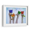 Avestruz, Fiesta Chicas - Fab Funky | Cuadro decorativo de Canvas Lab