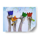 Avestruz, Fiesta Chicas - Fab Funky | Cuadro decorativo de Canvas Lab