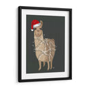 Llama, Luces De Navidad 1 - Fab Funky | Cuadro decorativo de Canvas Lab