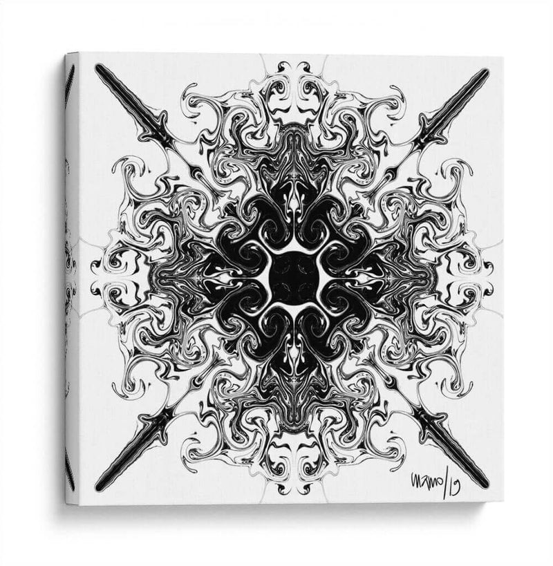 MANDALA GUERRERO - Gina Villalobos | Cuadro decorativo de Canvas Lab