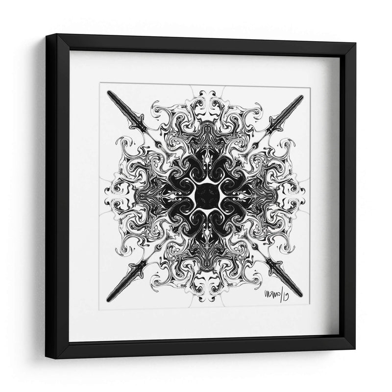MANDALA GUERRERO - Gina Villalobos | Cuadro decorativo de Canvas Lab