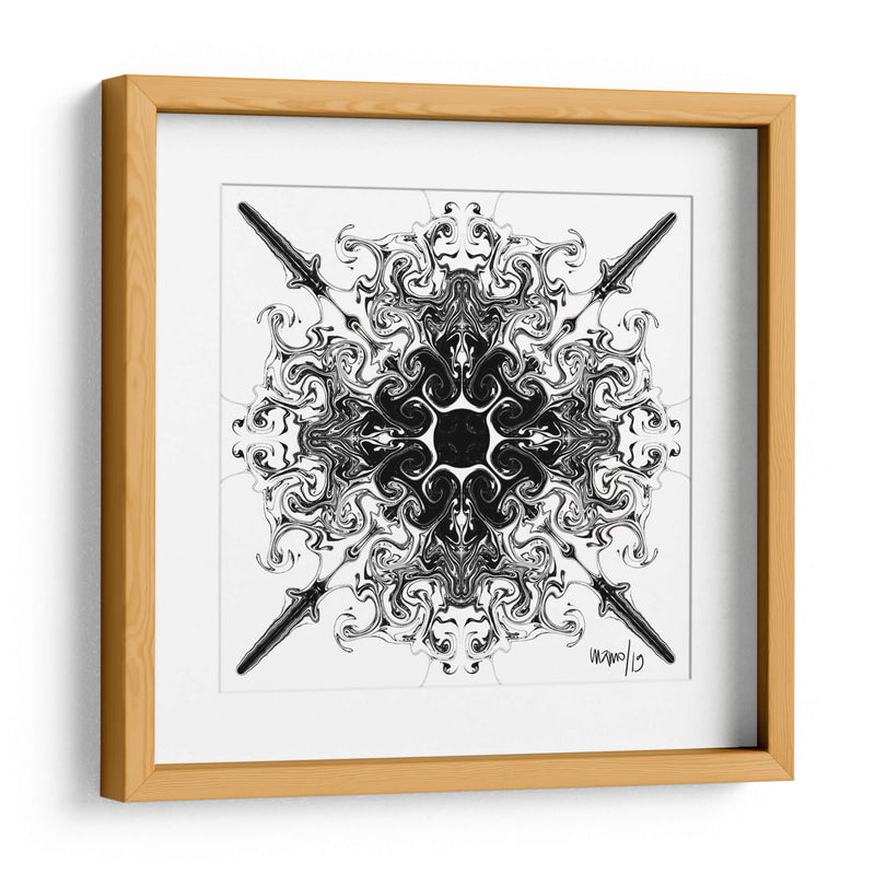 MANDALA GUERRERO - Gina Villalobos | Cuadro decorativo de Canvas Lab