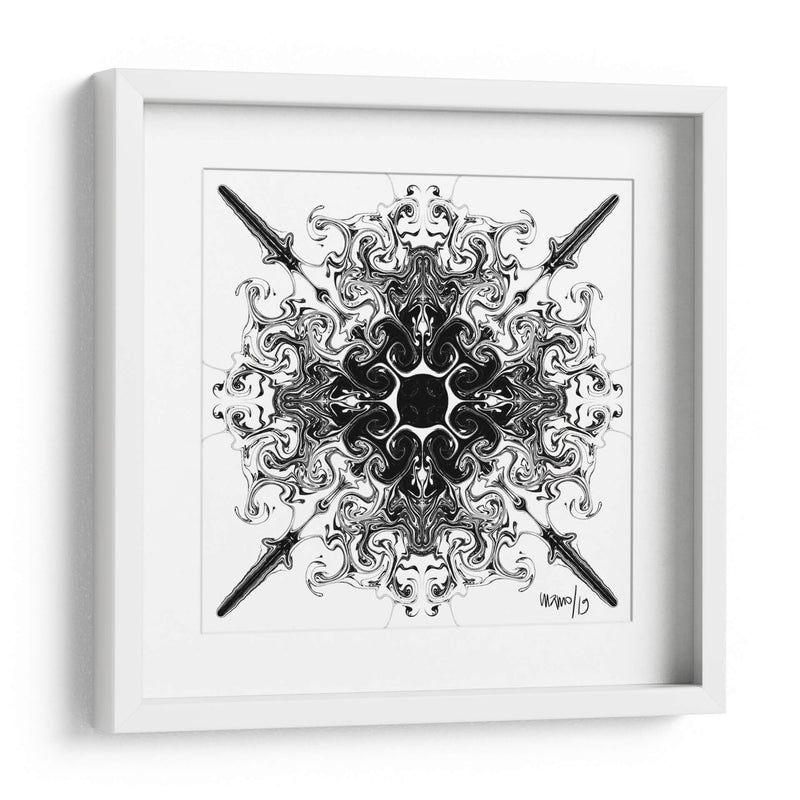 MANDALA GUERRERO - Gina Villalobos | Cuadro decorativo de Canvas Lab