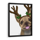 Bulldog Francés, Astas 2 - Fab Funky | Cuadro decorativo de Canvas Lab