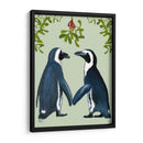 Pingüinos Y Muérdago - Fab Funky | Cuadro decorativo de Canvas Lab