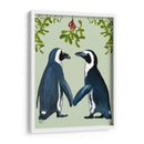 Pingüinos Y Muérdago - Fab Funky | Cuadro decorativo de Canvas Lab