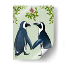 Pingüinos Y Muérdago - Fab Funky | Cuadro decorativo de Canvas Lab