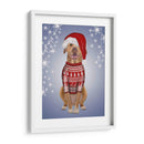 Pitbull En Suéter Navideño - Fab Funky | Cuadro decorativo de Canvas Lab