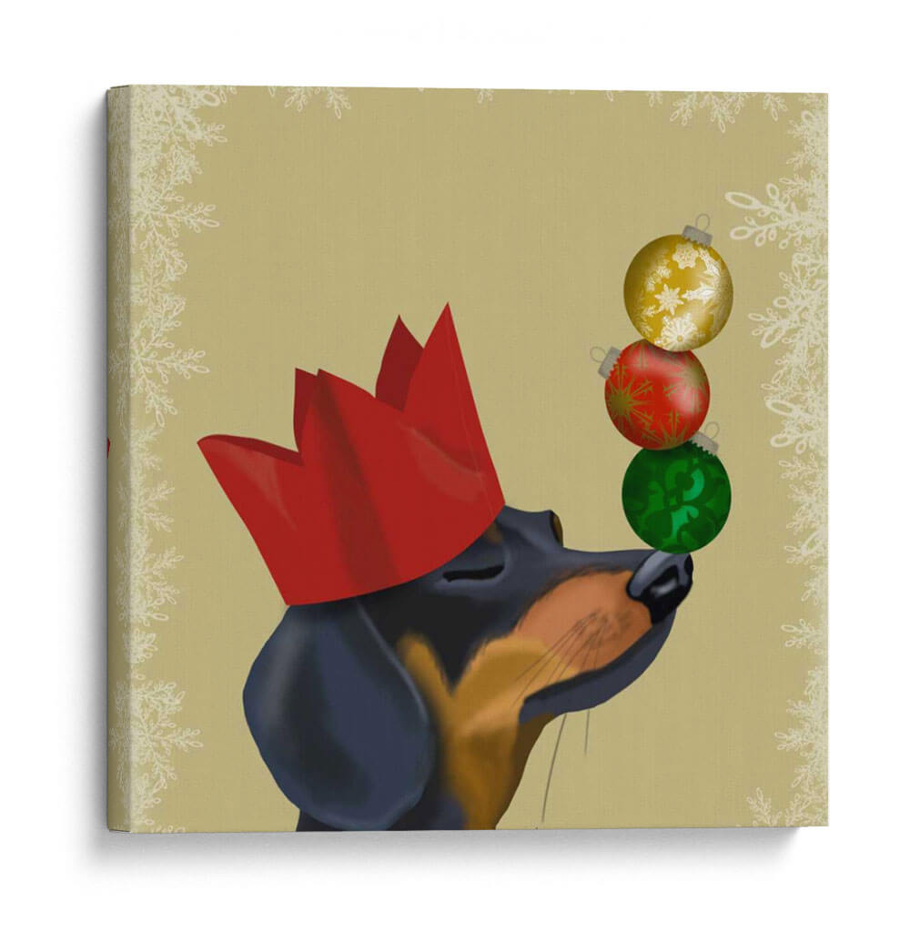 Dachshund, Chucherías De Truco De Fiesta - Fab Funky | Cuadro decorativo de Canvas Lab