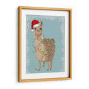 Llama, Luces De Navidad 2 - Fab Funky | Cuadro decorativo de Canvas Lab