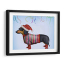 Dachshund De Navidad - Fab Funky | Cuadro decorativo de Canvas Lab