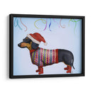 Dachshund De Navidad - Fab Funky | Cuadro decorativo de Canvas Lab