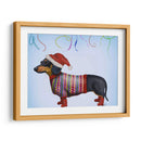Dachshund De Navidad - Fab Funky | Cuadro decorativo de Canvas Lab