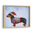 Dachshund De Navidad - Fab Funky | Cuadro decorativo de Canvas Lab