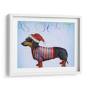 Dachshund De Navidad - Fab Funky | Cuadro decorativo de Canvas Lab