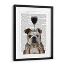 Perro Au Vin, Bulldog Inglés - Fab Funky | Cuadro decorativo de Canvas Lab