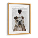Perro Au Vin, Bulldog Inglés - Fab Funky | Cuadro decorativo de Canvas Lab