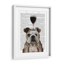 Perro Au Vin, Bulldog Inglés - Fab Funky | Cuadro decorativo de Canvas Lab