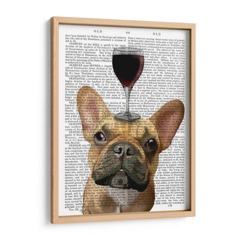 Perro Au Vin, Bulldog Francés - Fab Funky | Cuadro decorativo de Canvas Lab