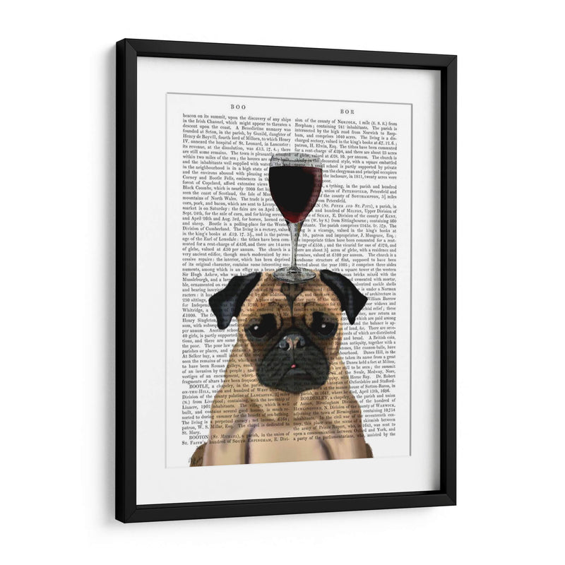 Perro Au Vin, Pug - Fab Funky | Cuadro decorativo de Canvas Lab