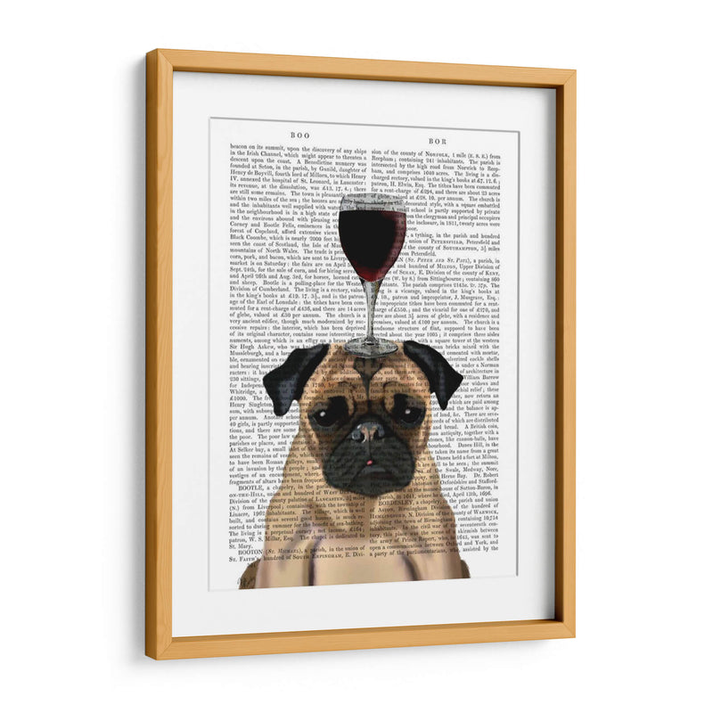 Perro Au Vin, Pug - Fab Funky | Cuadro decorativo de Canvas Lab