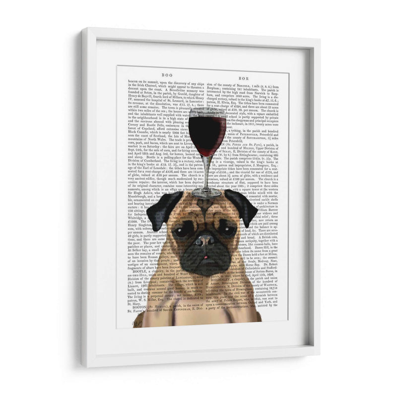 Perro Au Vin, Pug - Fab Funky | Cuadro decorativo de Canvas Lab