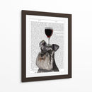 Perro Au Vin, Schnauzer - Fab Funky | Cuadro decorativo de Canvas Lab