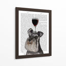 Perro Au Vin, Schnauzer - Fab Funky | Cuadro decorativo de Canvas Lab