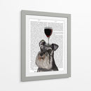 Perro Au Vin, Schnauzer - Fab Funky | Cuadro decorativo de Canvas Lab