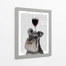 Perro Au Vin, Schnauzer - Fab Funky | Cuadro decorativo de Canvas Lab