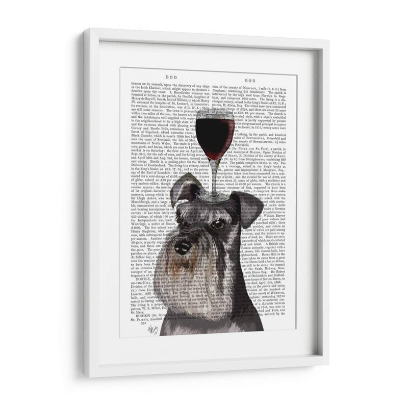 Perro Au Vin, Schnauzer - Fab Funky | Cuadro decorativo de Canvas Lab