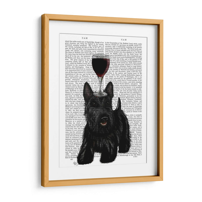 Perro Au Vin, Escocés Terrier - Fab Funky | Cuadro decorativo de Canvas Lab