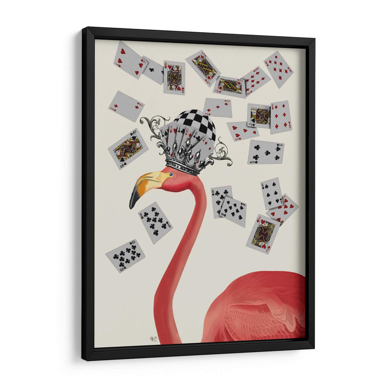 Flamingo Y Tarjetas - Fab Funky | Cuadro decorativo de Canvas Lab