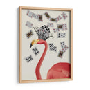 Flamingo Y Tarjetas - Fab Funky | Cuadro decorativo de Canvas Lab