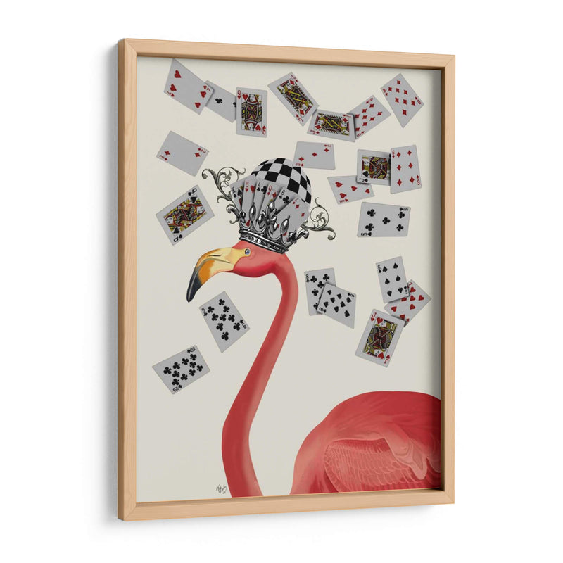 Flamingo Y Tarjetas - Fab Funky | Cuadro decorativo de Canvas Lab