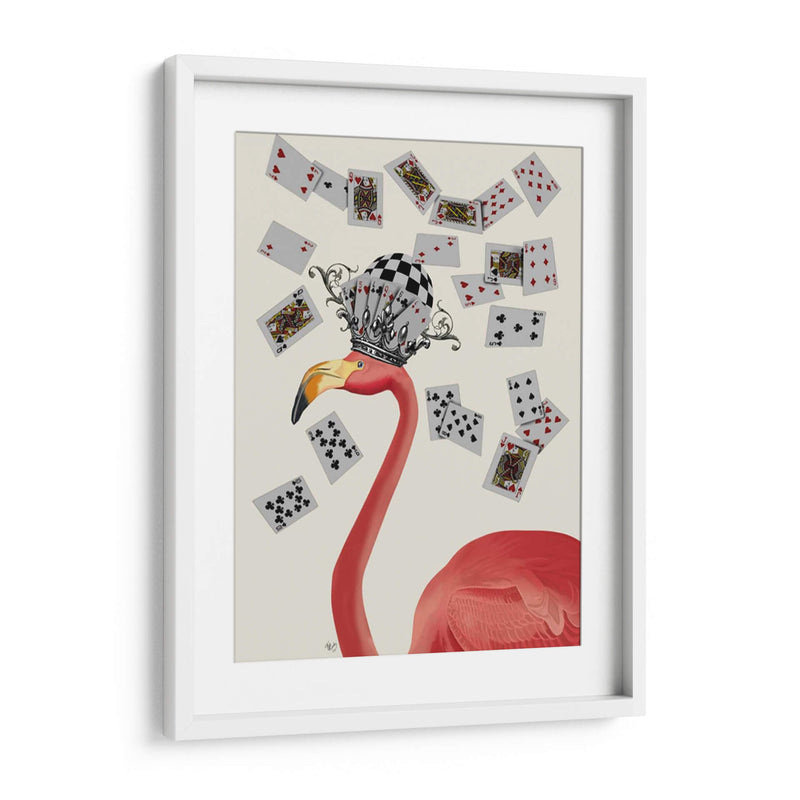 Flamingo Y Tarjetas - Fab Funky | Cuadro decorativo de Canvas Lab
