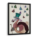Dodo Con Tazas De Té Colgantes - Fab Funky | Cuadro decorativo de Canvas Lab