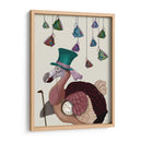 Dodo Con Tazas De Té Colgantes - Fab Funky | Cuadro decorativo de Canvas Lab