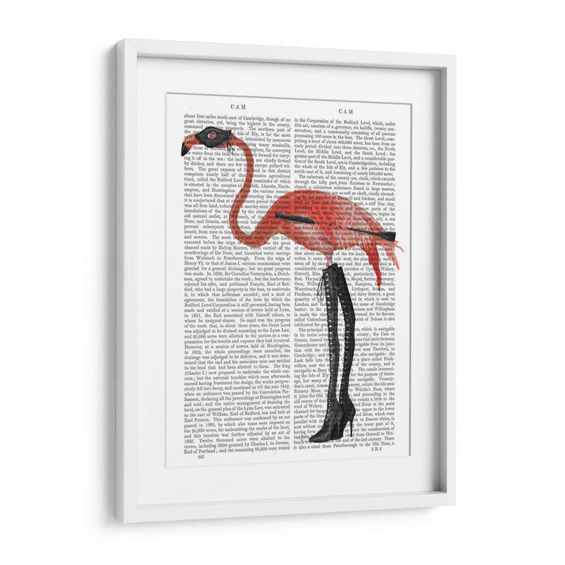 Flamenco Con Botas Pervertidas - Fab Funky | Cuadro decorativo de Canvas Lab
