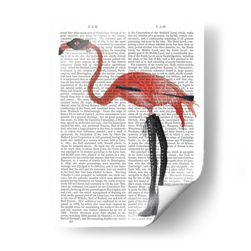 Flamenco Con Botas Pervertidas - Fab Funky | Cuadro decorativo de Canvas Lab