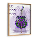Avestruz, Lata Lata En Púrpura Y Verde. - Fab Funky | Cuadro decorativo de Canvas Lab