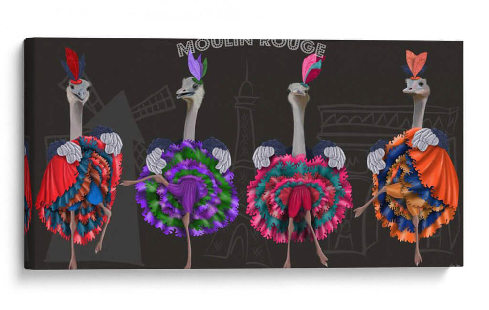 Avestruz, Lata Puede Comprensión - Fab Funky | Cuadro decorativo de Canvas Lab