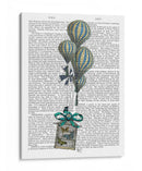 Caja De Globos Y Pájaros 2 - Fab Funky | Cuadro decorativo de Canvas Lab
